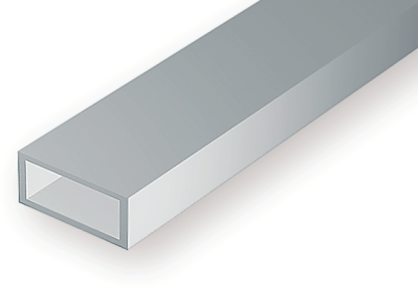 Evergreen 259: Kunststof Rechthoek Hol 6.3 x 9.5 mm