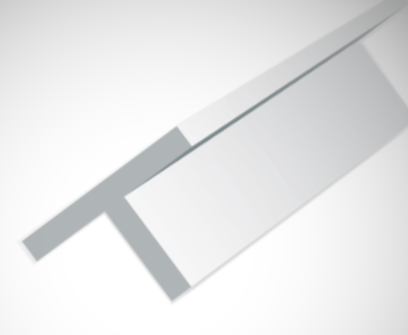 Evergreen 766: Kunststof T-Profiel 3.6 mm