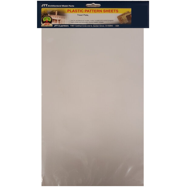 Looprooster Plaat: 305 x 190 x 0.5 mm 1:100