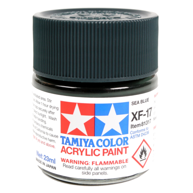 Tamiya XF-17: Sea Blue