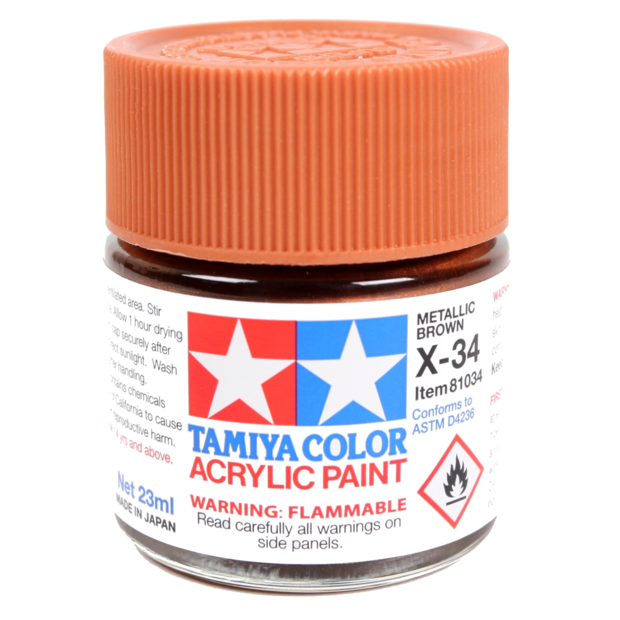 Tamiya X-34: Metallic Brown