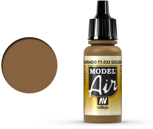 Vallejo Model Air: Golden Brown (71.032)