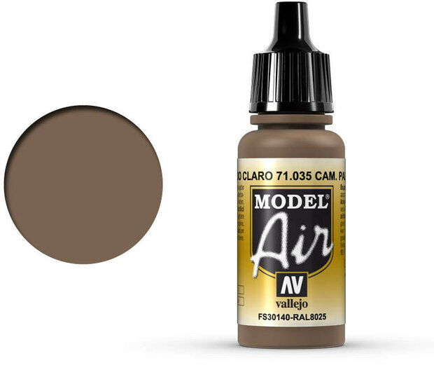 Vallejo Model Air: Camo Pale Brown (71.035)