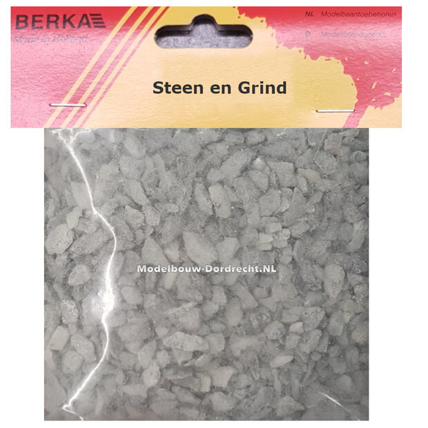 Berka Grind: Grijs - Grof