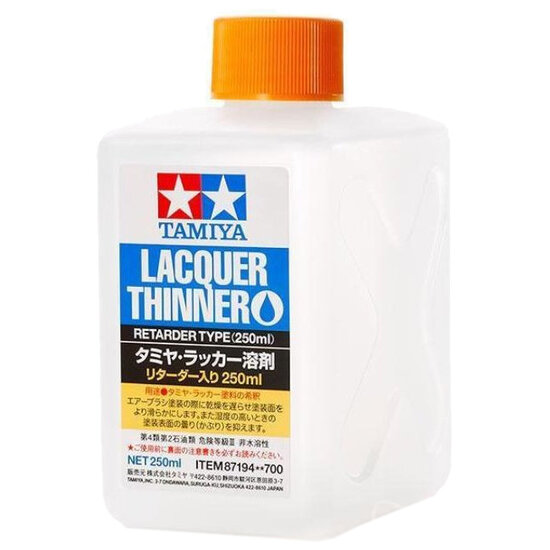 Tamiya 87194 Lacquer Thinner Retarder 250ml