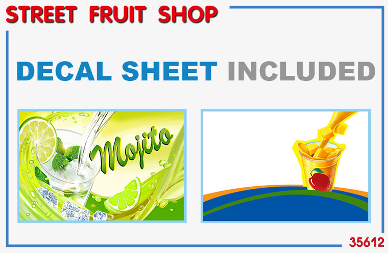 MiniArt 35612 Street Fruit Shop 1:35