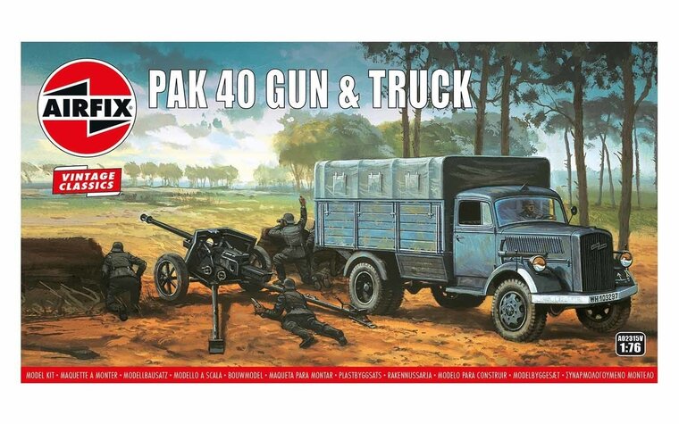 Airfix A02315V Pak 40 Gun &amp; Truck 1:76