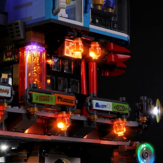 Briksmax LED Verlichting LEGO 70620 Ninjago City