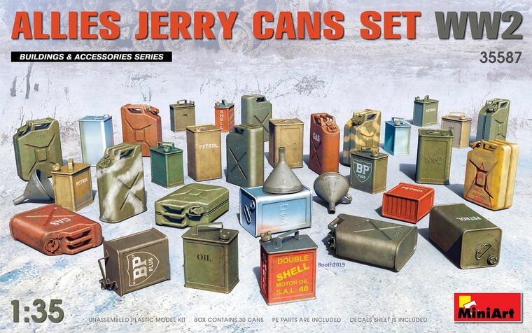 MiniArt 35587 Allies Jerry Cans Set WW2 1/35