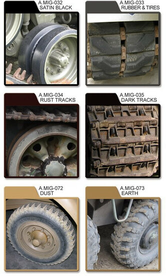 AMMO Mig 7105 Tires and Tracks