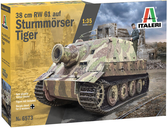 Italeri 6573 38 cm RW 61 auf Sturmmorser Tiger 1:35