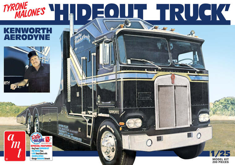 AMT 1158 Kenworth Hideout Truck Tyrone Malone 1/25