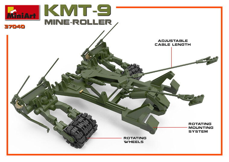 MiniArt 37040 Mine-Roller KMT-9 1/35