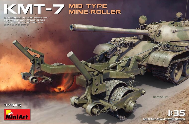 MiniArt 37045 KMT-7 Mid Type Mine-Roller 1/35