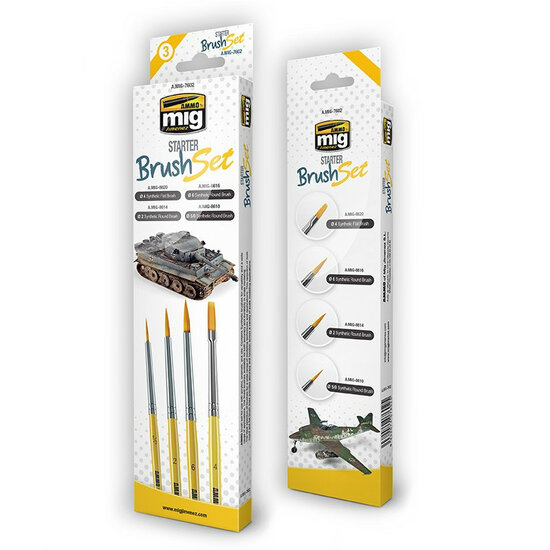 AMMO Mig 7602 Starter Brush Set