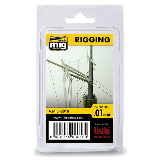 AMMO Mig 8016 Rigging Super Fine 0.1 mm