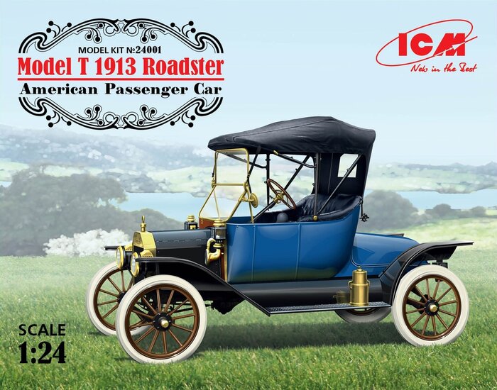 ICM 24001 | Model T 1913 Roadster American Passenger Car 1/24