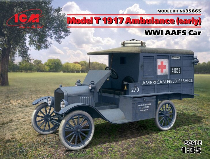 ICM 35665 | Model T 1917 Ambulance 1/35