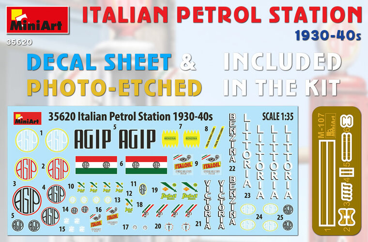 MiniArt 35620 Italian Petrol Station 1930-40s 1/35