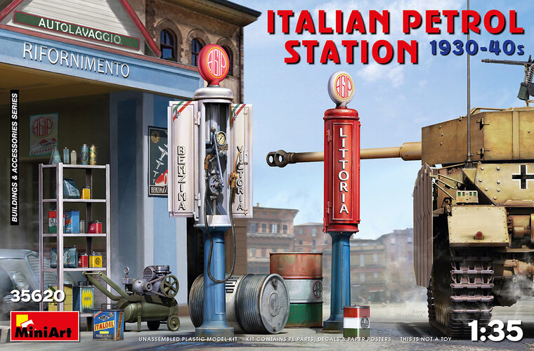 MiniArt 35620 Italian Petrol Station 1930-40s 1/35