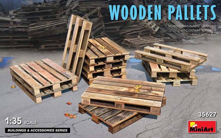 MiniArt 35627 Wooden Pallets 1/35