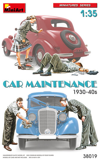 MiniArt 38019 Car Maintenance 1930-40s 1/35