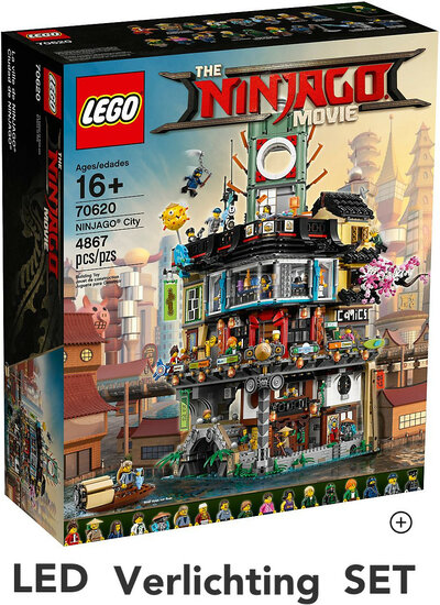 LEGO 70620 Ninjago City met LED Verlichting