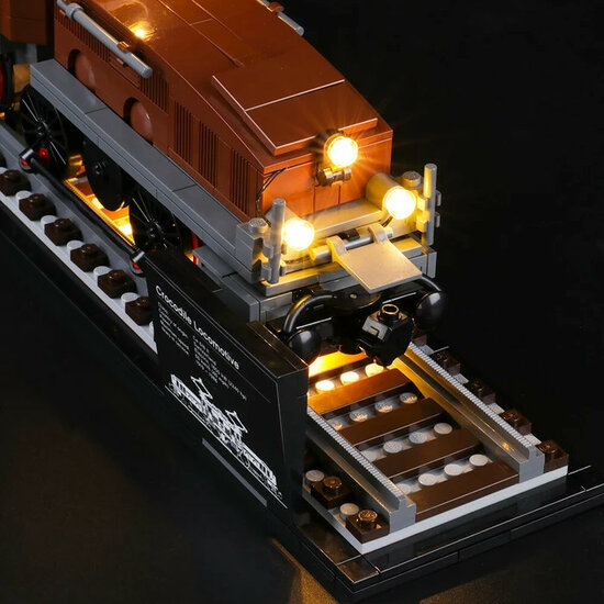 LEGO 10277 Krokodil Locomotief met LED Verlichting