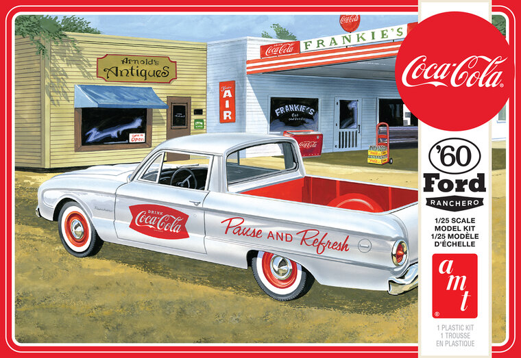 AMT 1189 Ford Ranchero W/Coke Chest (Coca-Cola) 1/25