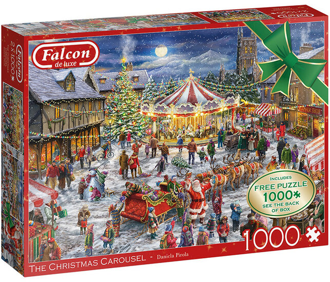 Falcon &ndash; The Christmas Carousel Puzzel #11308 1.000 Stukjes