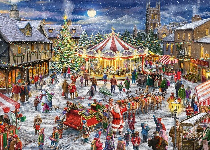 Falcon &ndash; The Christmas Carousel Puzzel #11308 1.000 Stukjes