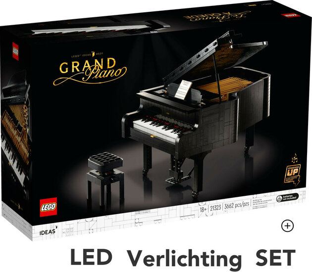LEGO 21323 Vleugelpiano met LED Verlichting