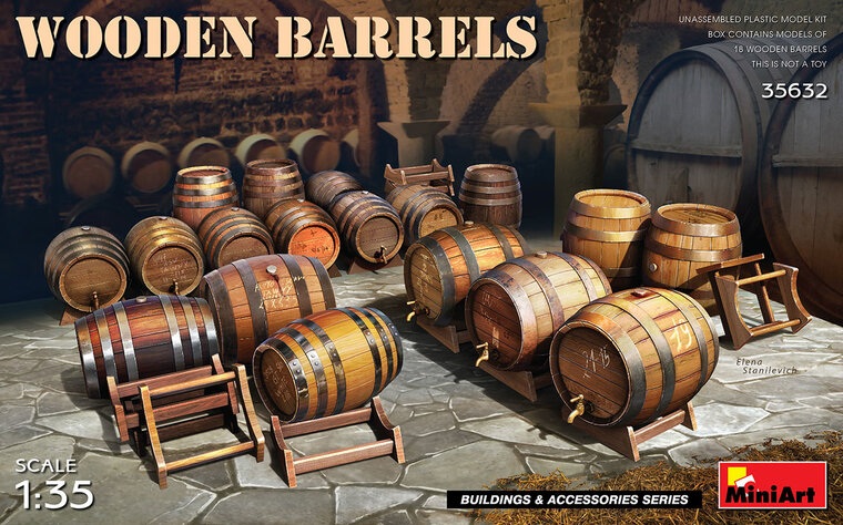 MiniArt 35632 Wooden Barrels 1:35