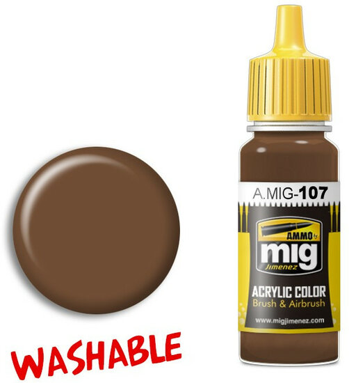A.MIG 107 Washable Earth 17ml Verf