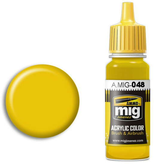 A.MIG 048 Yellow 17ml Verf