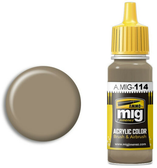 A.MIG 114 Zimmerit Ochre Color 17ml Verf