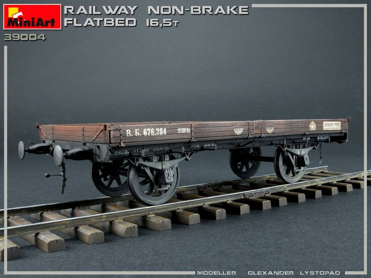 MiniArt 39004 Railway Non-Brake Flatbed 16,5 T 1/35