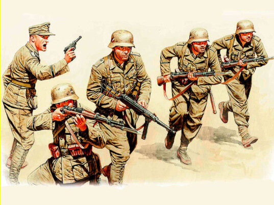 Master Box 3593 German Infantry, DAK, WWII, North Africa 1/35