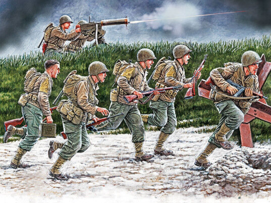 Master Box 35130 Move, move, move!!! US Soldiers, Operation Overlord 1/35
