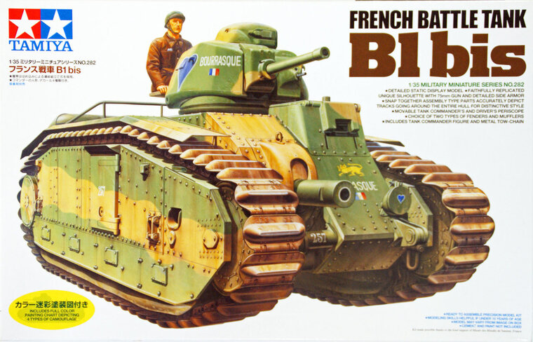 Tamiya 35282 French Battle Tank B1 bis 1/35