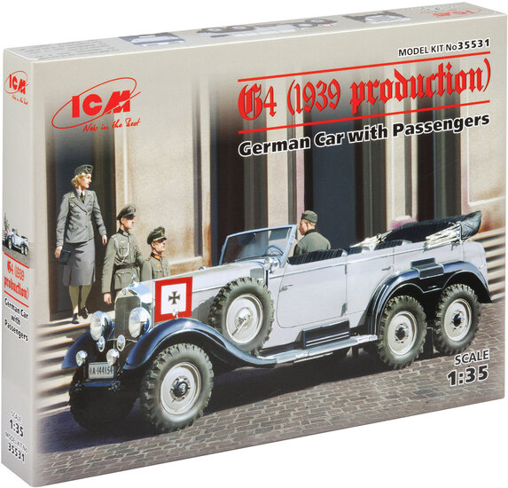 ICM 35531 G4 (1939 production), German Car with Passengers 1/35