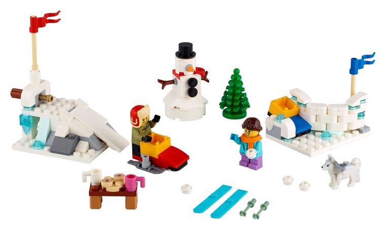 LEGO 40424 Winters Sneeuwballengevecht