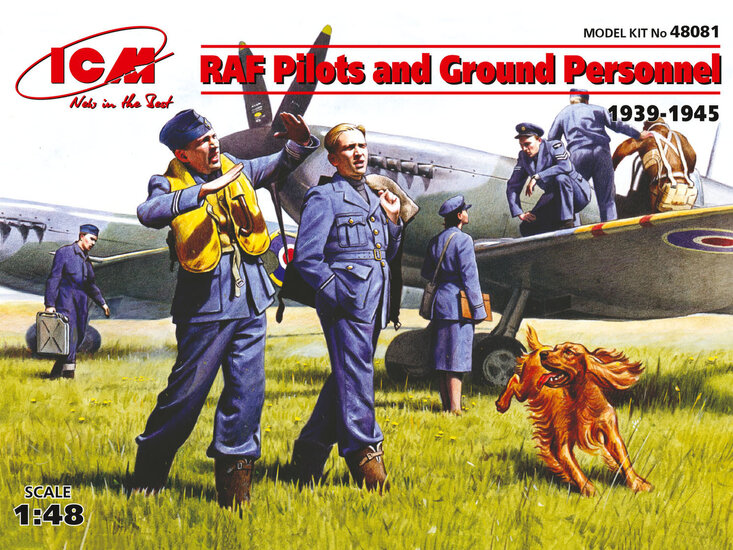 ICM 48081 RAF Pilots and Ground Personnel 1/48