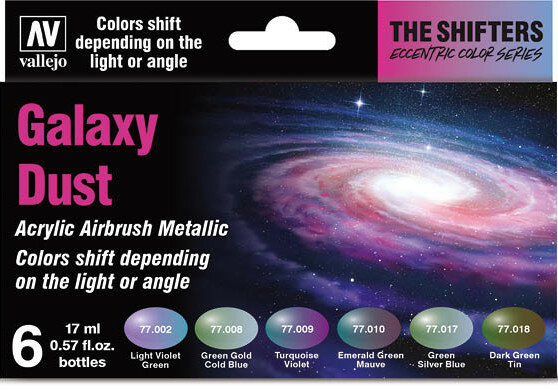  Vallejo Paint Set: The Shifters Galaxy Dust (77.092)