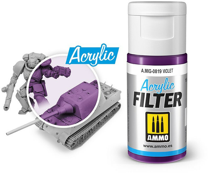 AMMO Violet Filter Acrylic Mig #0819