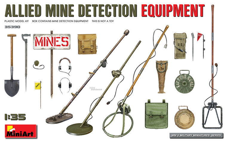 MiniArt 35390 Allied Mine Detection Equipment 1/35