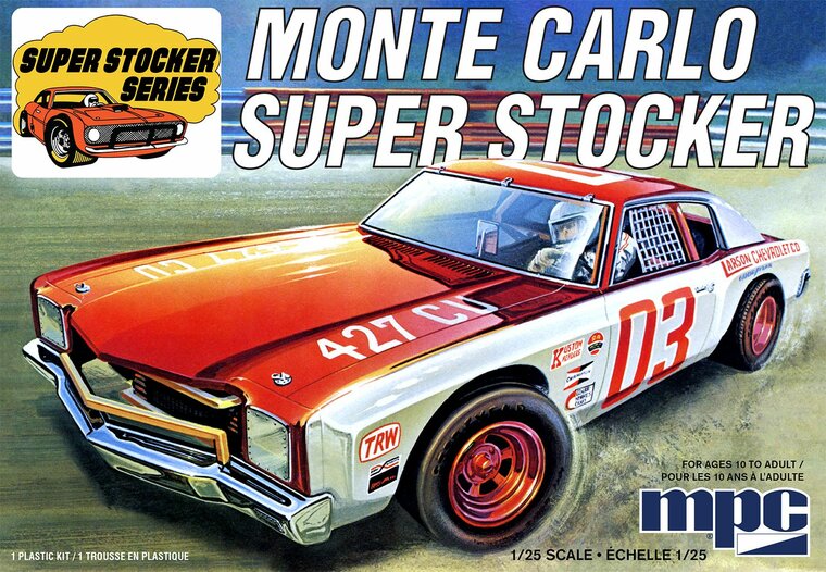 MPC 962 1971 Chevy Monte Carlo Super Stocker 1/25