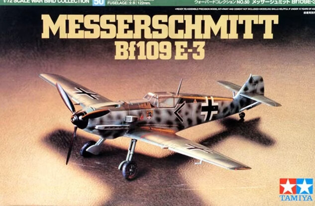 Tamiya 60750 Messerschmitt Bf 109 E-3 1/72