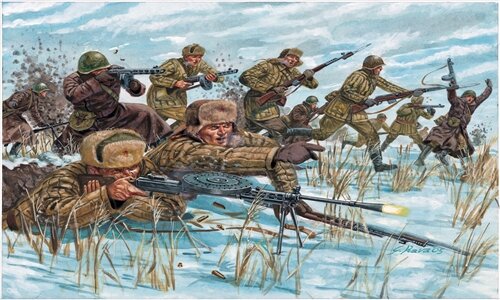 Italeri 6069 Russian Infantry Winter Uniform 1:72