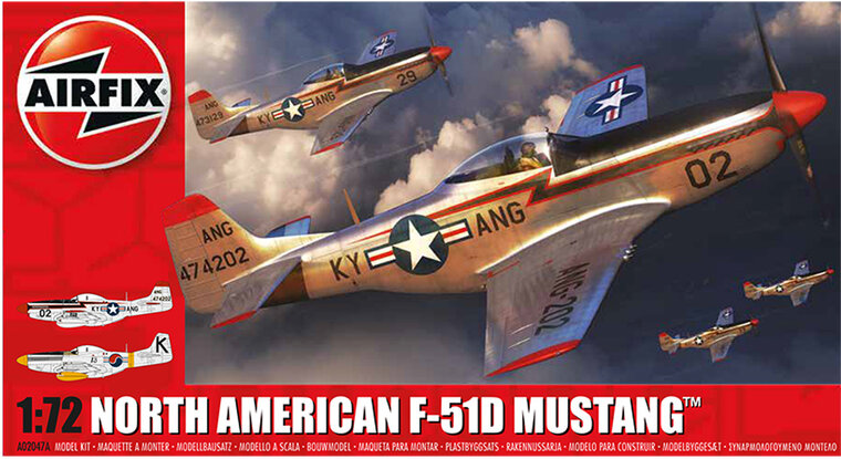 Airfix 02047A North American F-51D Mustang 1:72